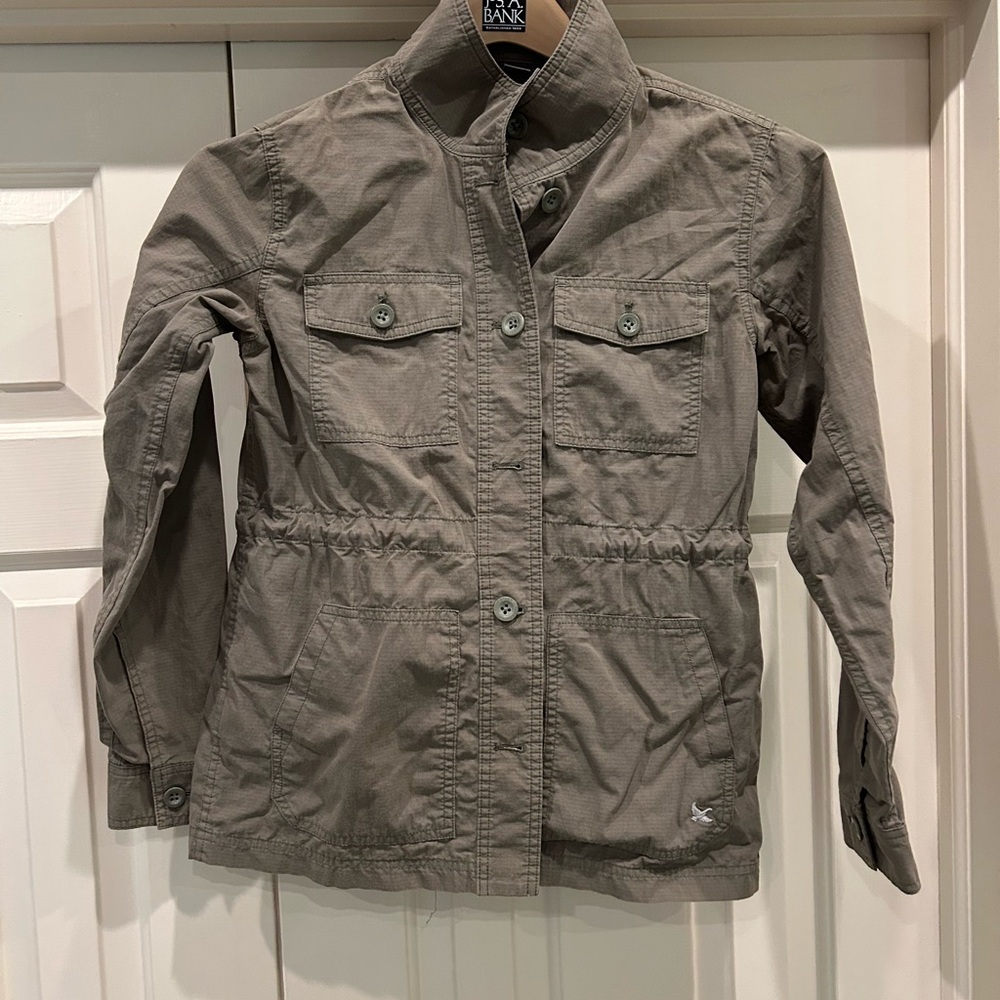 Eddie Bauer XS Khaki Button-Up Jacket
